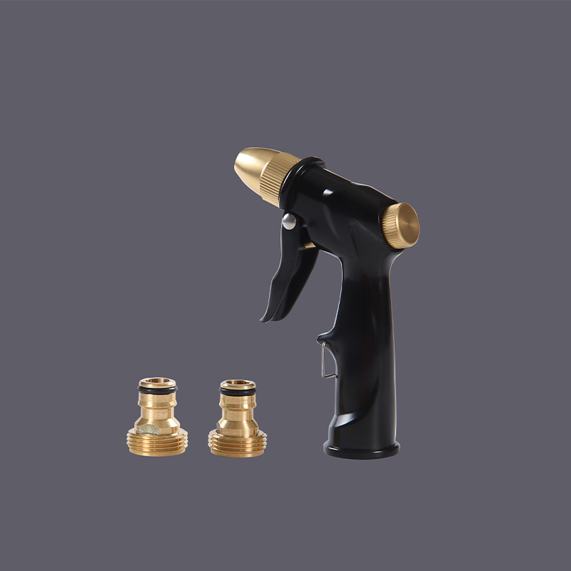 Dysze do węży ogrodowych z metalowym, regulowanym uchwytem pistoletowym