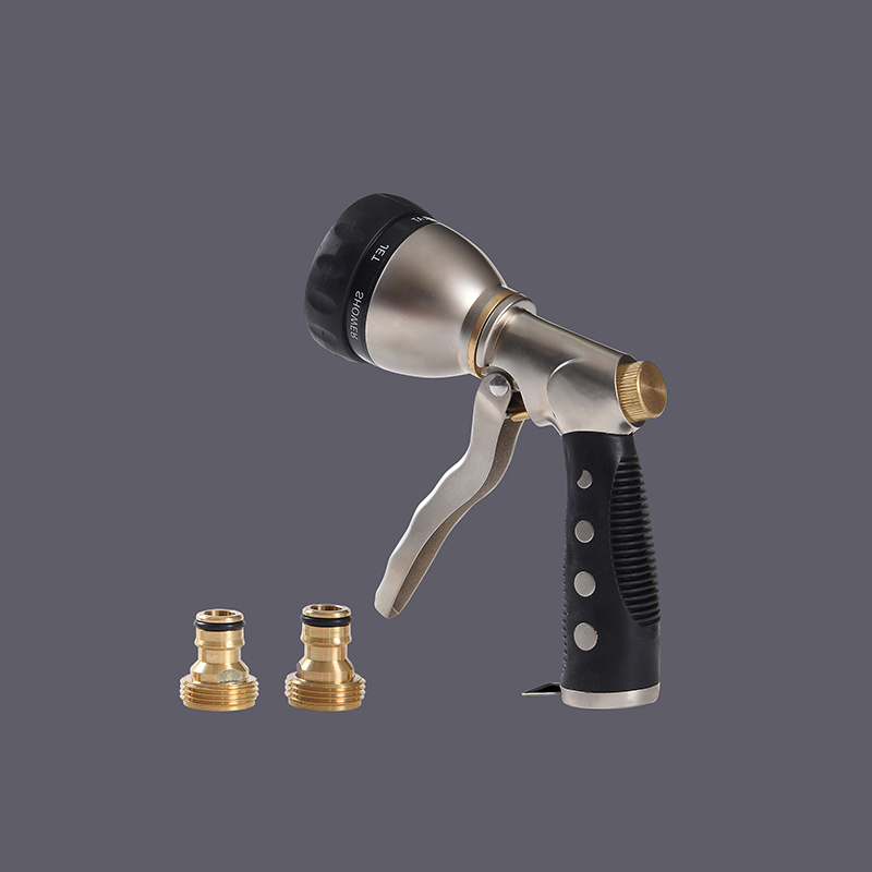 Dysze do węży ogrodowych z regulowanym przepływem typu Twist Action